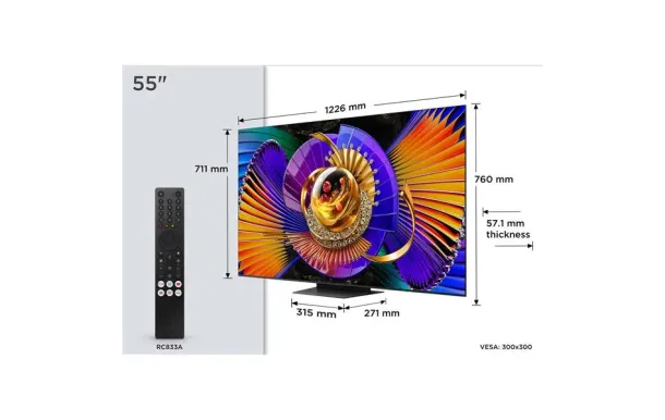 TCL Téléviseur UHD 4K TC 55C7L